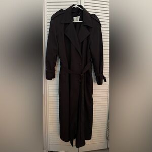 Women’s classic London Fog maxi trench, 14